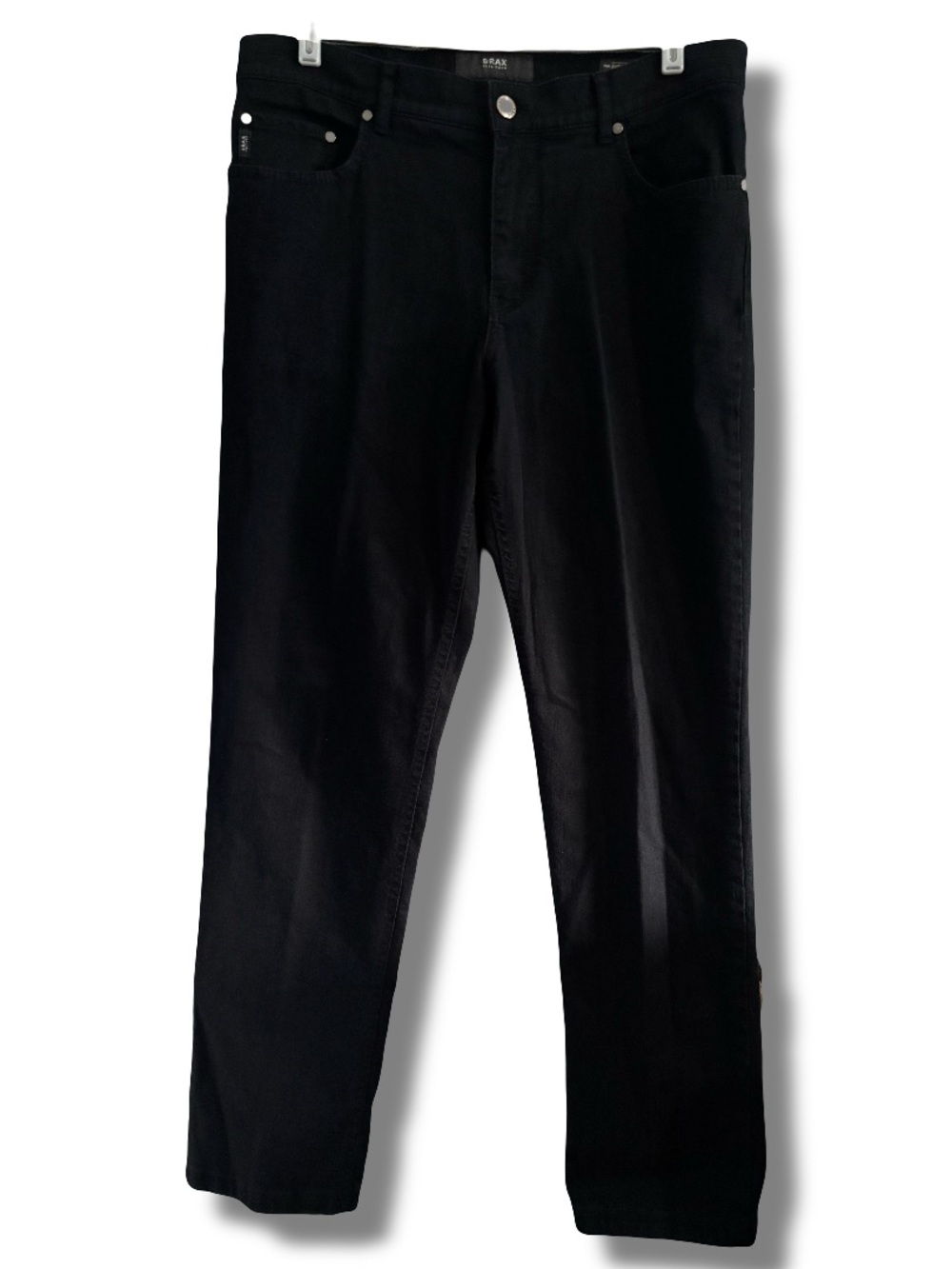 Brax Black Cooper Denim Straight Jeans Size 36